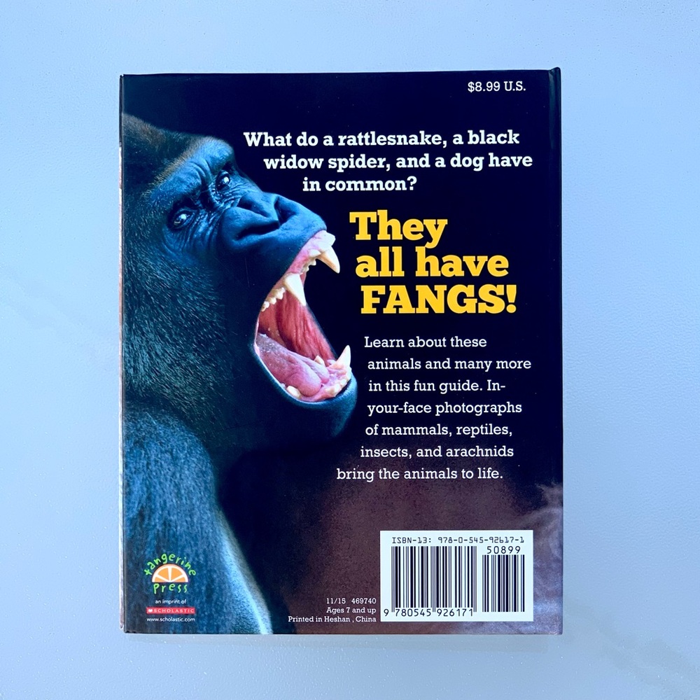 Fangs! Scholastic Hardcover Picture Book by Heather Dakota and Tammi Salzano - Picture 6 of 6